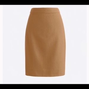 Vibrant J. Crew Wool Pencil Skirt